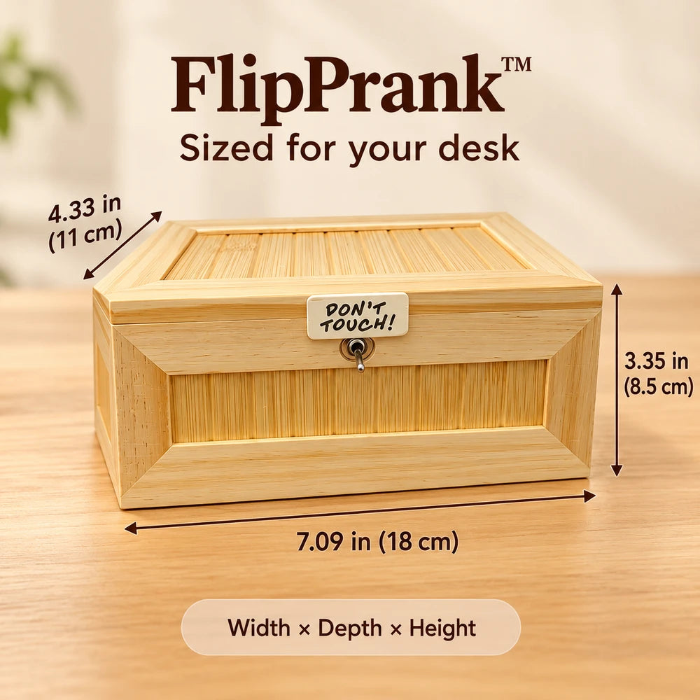 50% OFF TODAY | FlipPrank™ - Wooden Prank Box