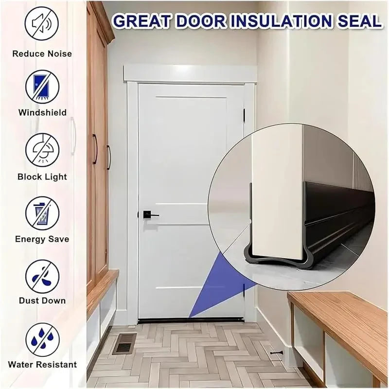 1+1 FREE TODAY | DraftHalt™ - Under-Door Draft Stopper