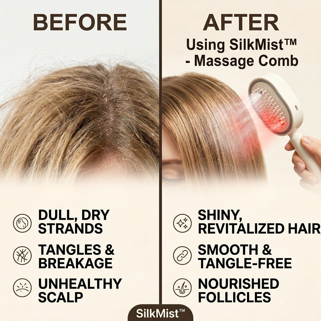 50% OFF TODAY | SilkMist™ - Massage Comb