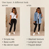 50% OFF TODAY | FrayLayer™ - Denim Shirt Jacket