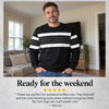 1+2 FREE TODAY | TrioCrew™ - Striped Colorblock Sweatshirt