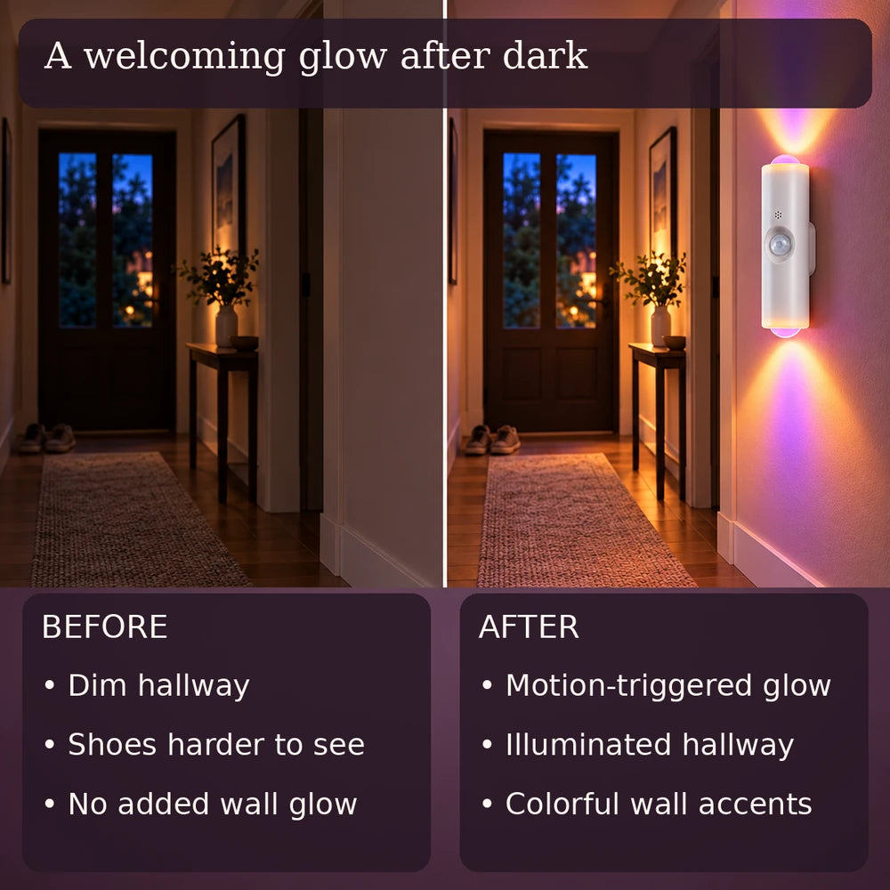 1+1 FREE TODAY | HallGlow™ - RGB Wall Lamp