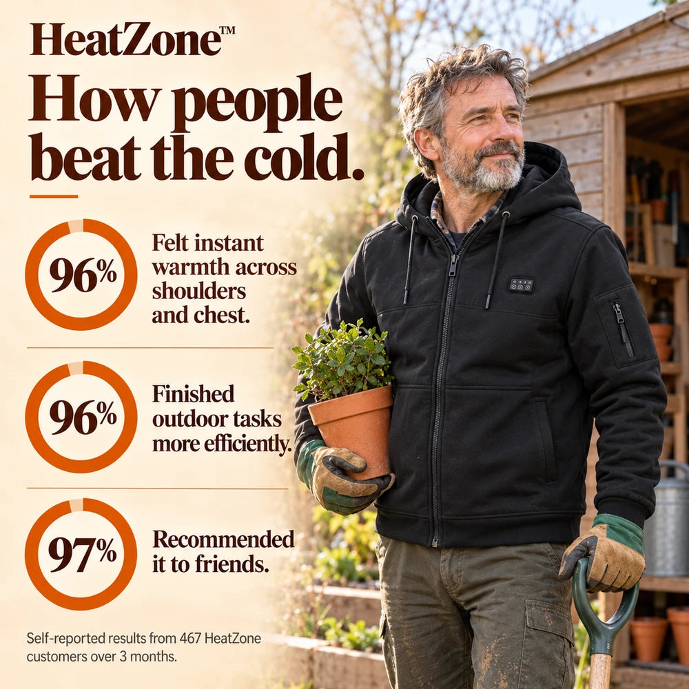 50% OFF TODAY | HeatZone™ - Heated Hoodie