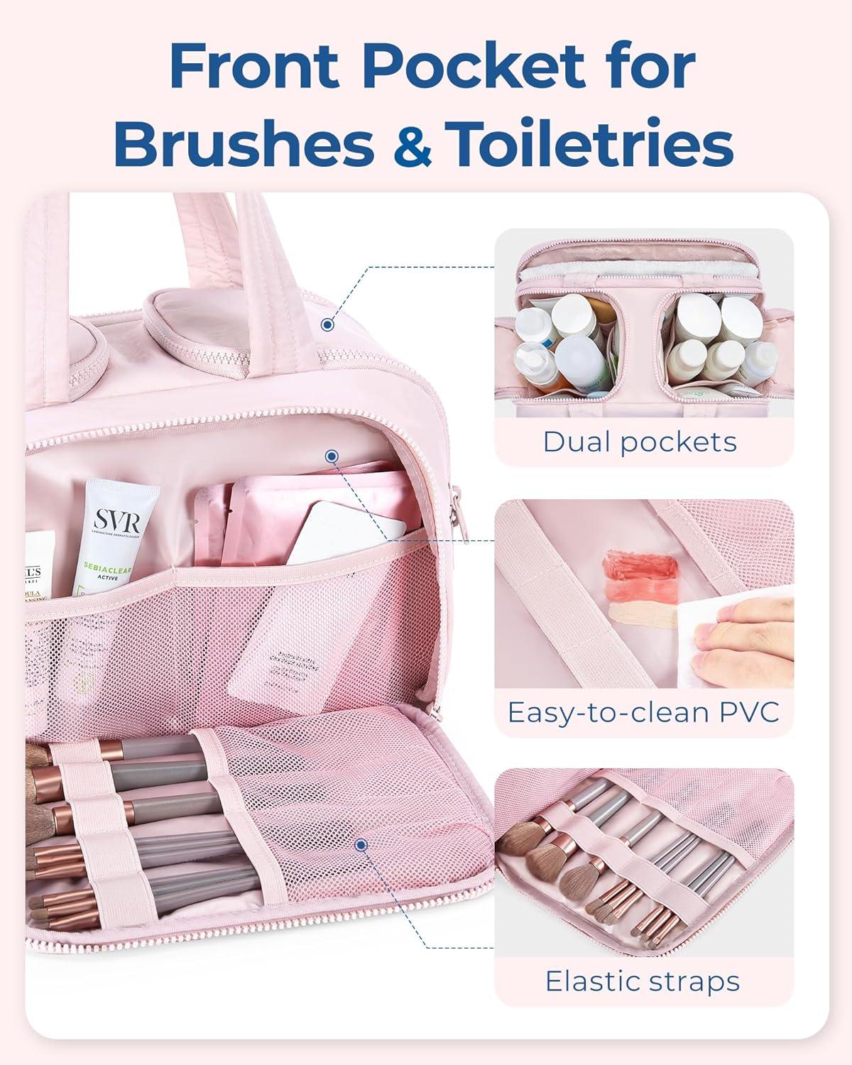 50% OFF TODAY | PuffPack™ | Designed to Keep Toiletries Upright and Within Reach!