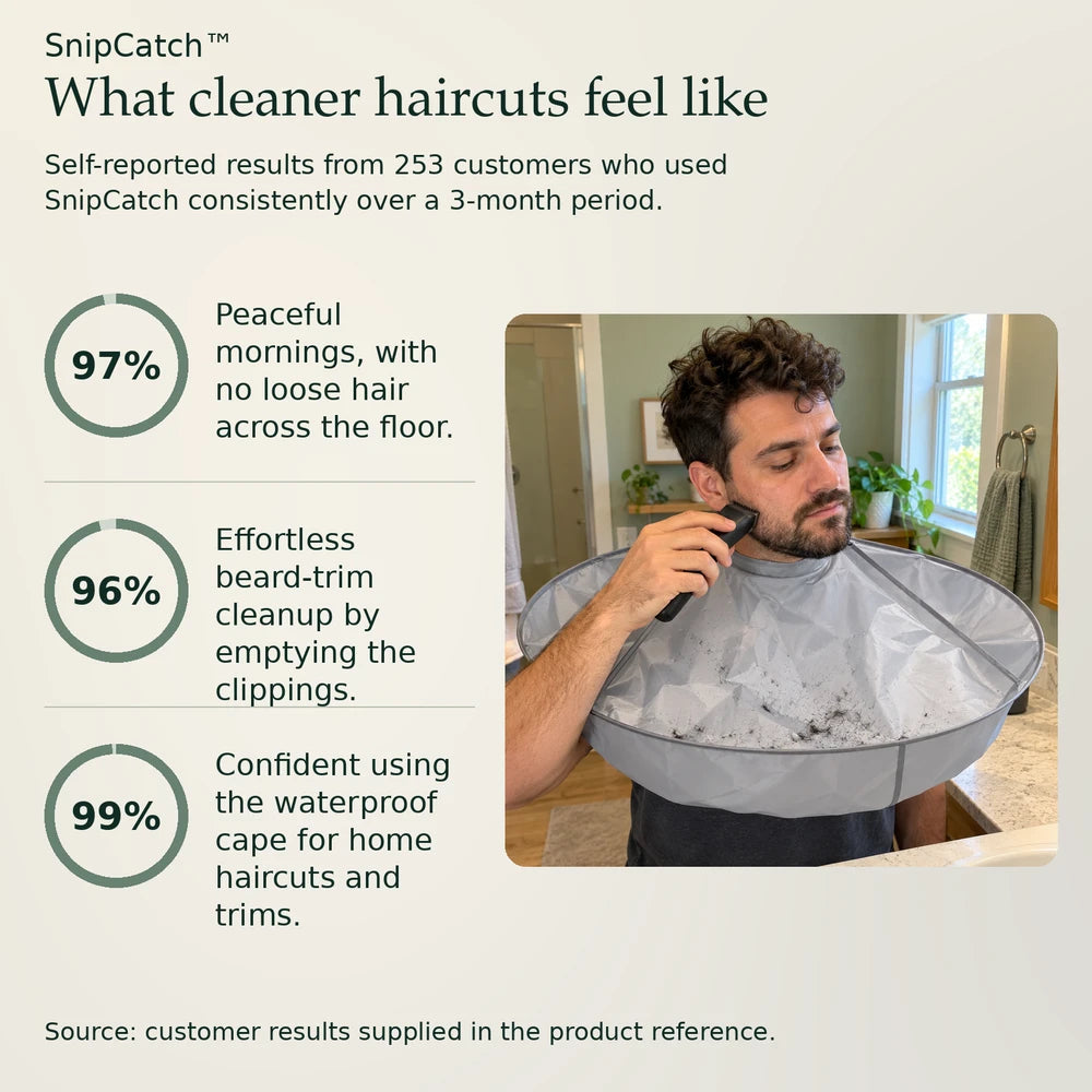 1+1 FREE TODAY | SnipCatch™ - Hair Cutting Cape