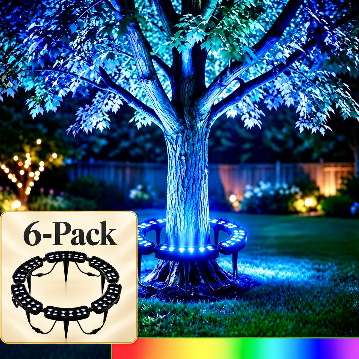 50% OFF TODAY | TrunkGlow™ - Round LED Tree Light