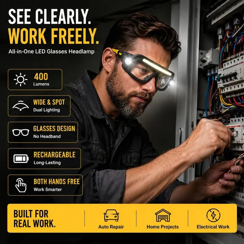 50% OFF TODAY | WaveBeam™ - LED Headlamp Glasses