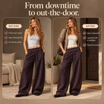 50% OFF TODAY | FoldEase™ - Wide Leg Sweatpants