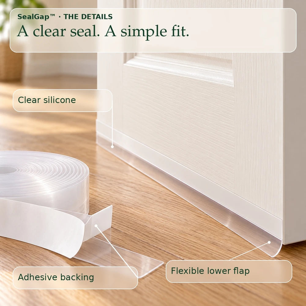 50% OFF TODAY | SealGap™ - Silicone Weather Stripping