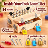 50% OFF TODAY | LockLearn™ - Montessori  Screwdriver Board