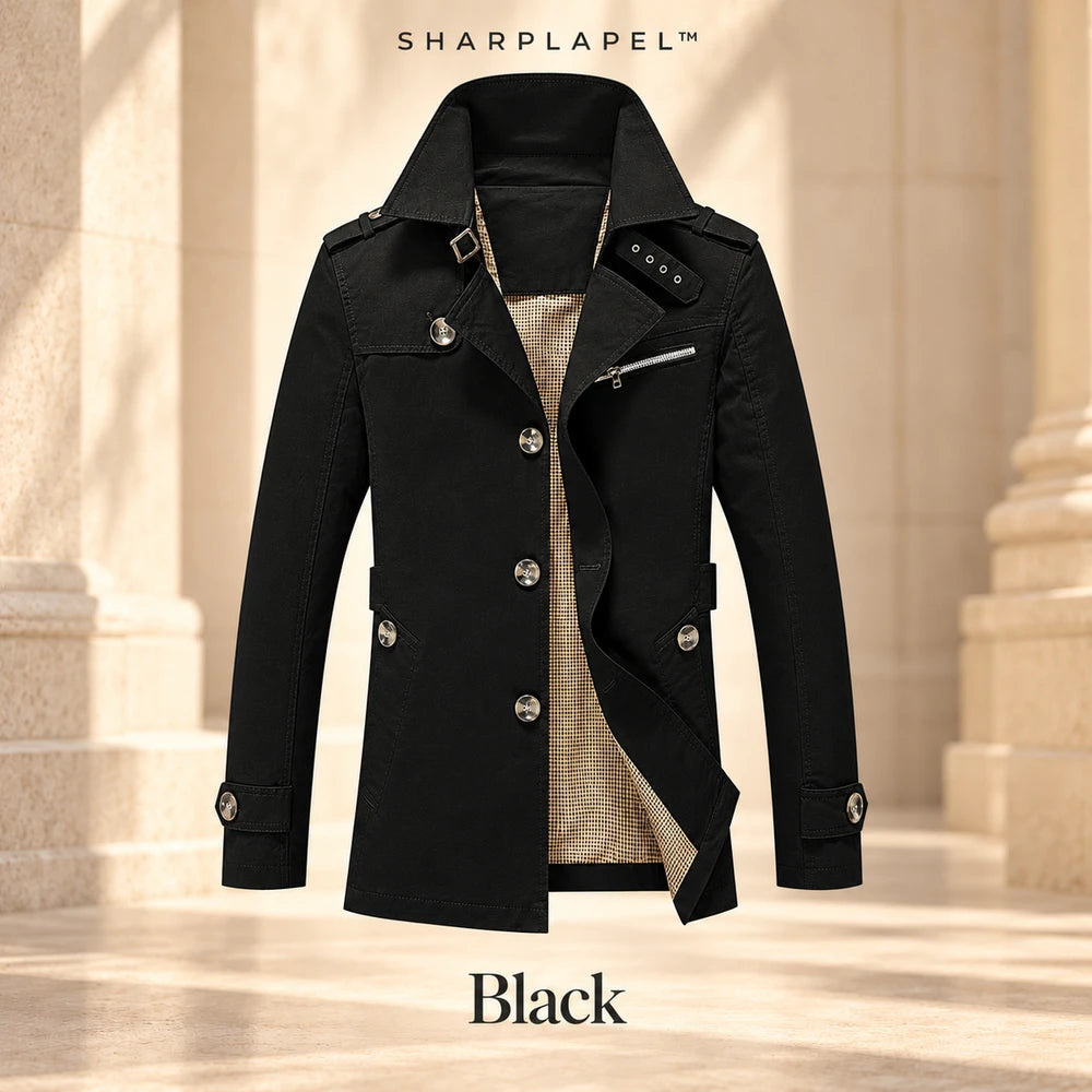 50% OFF TODAY | SharpLapel™ - Long Pea Coat
