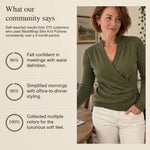 50% OFF TODAY |  WaistWrap™ - Cross Wrap Sweater