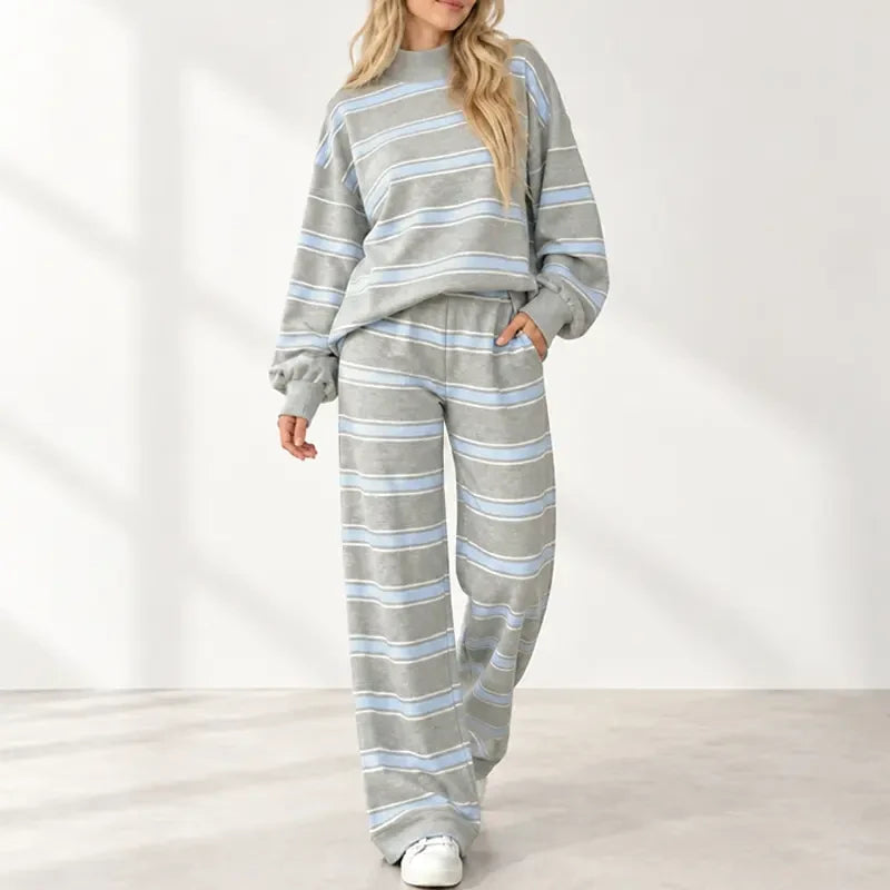 50% OFF TODAY | CozyMatch™ -  Striped Lounge Set