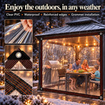 50% OFF TODAY | WindWall™ - Clear Waterproof Tarp