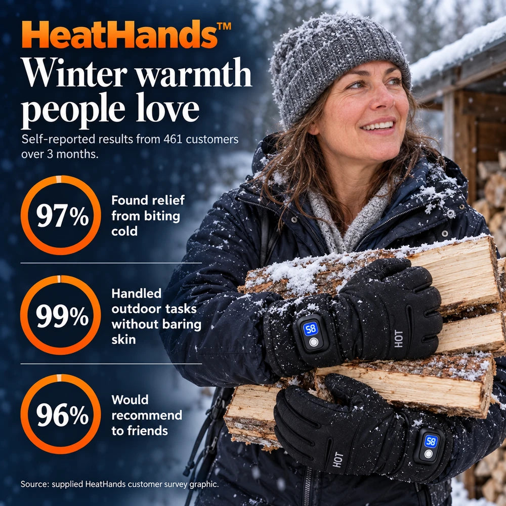 50% OFF TODAY | HeatHands™ - Electric Heated Gloves