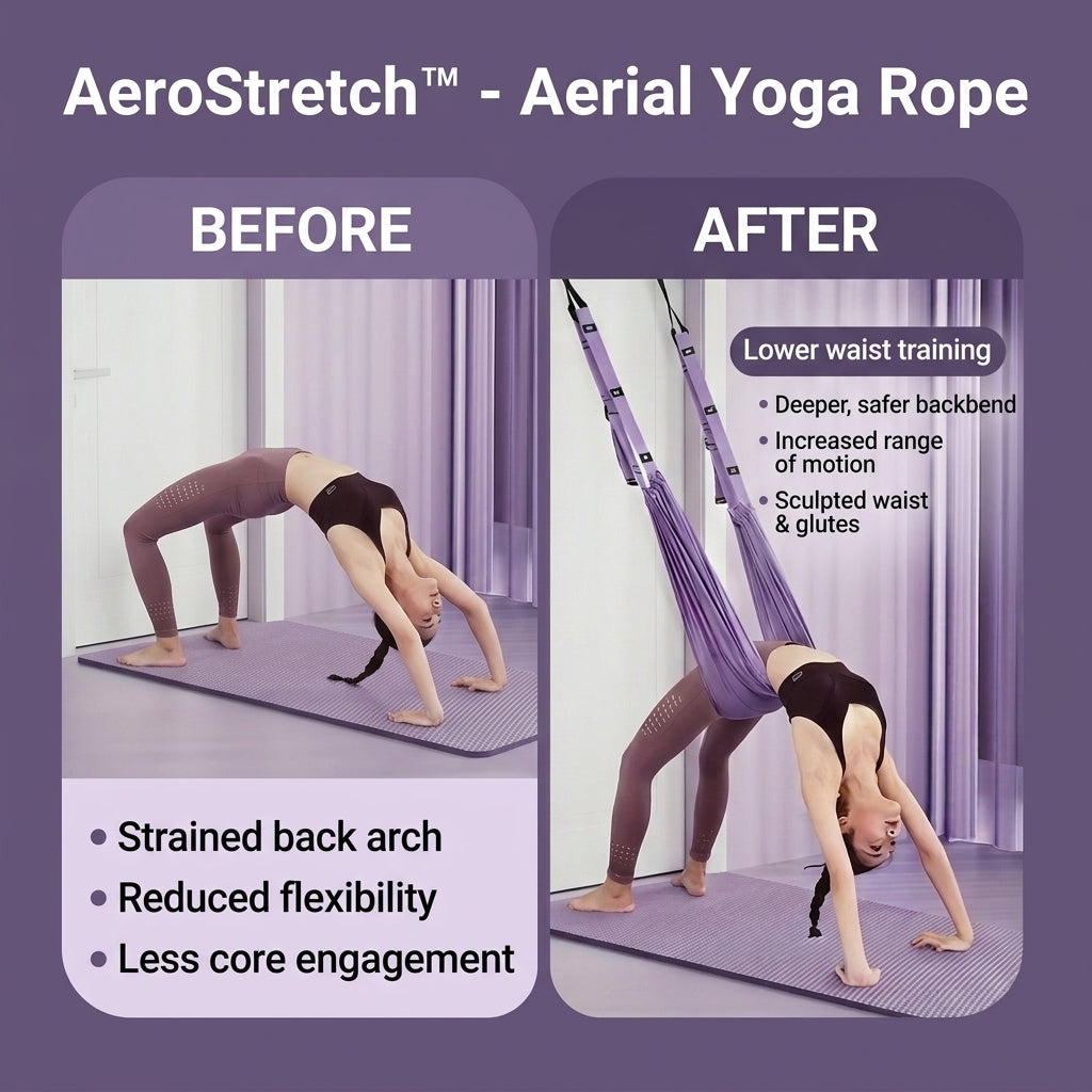 50% OFF TODAY | AeroStretch™ - Aerial Yoga Rope