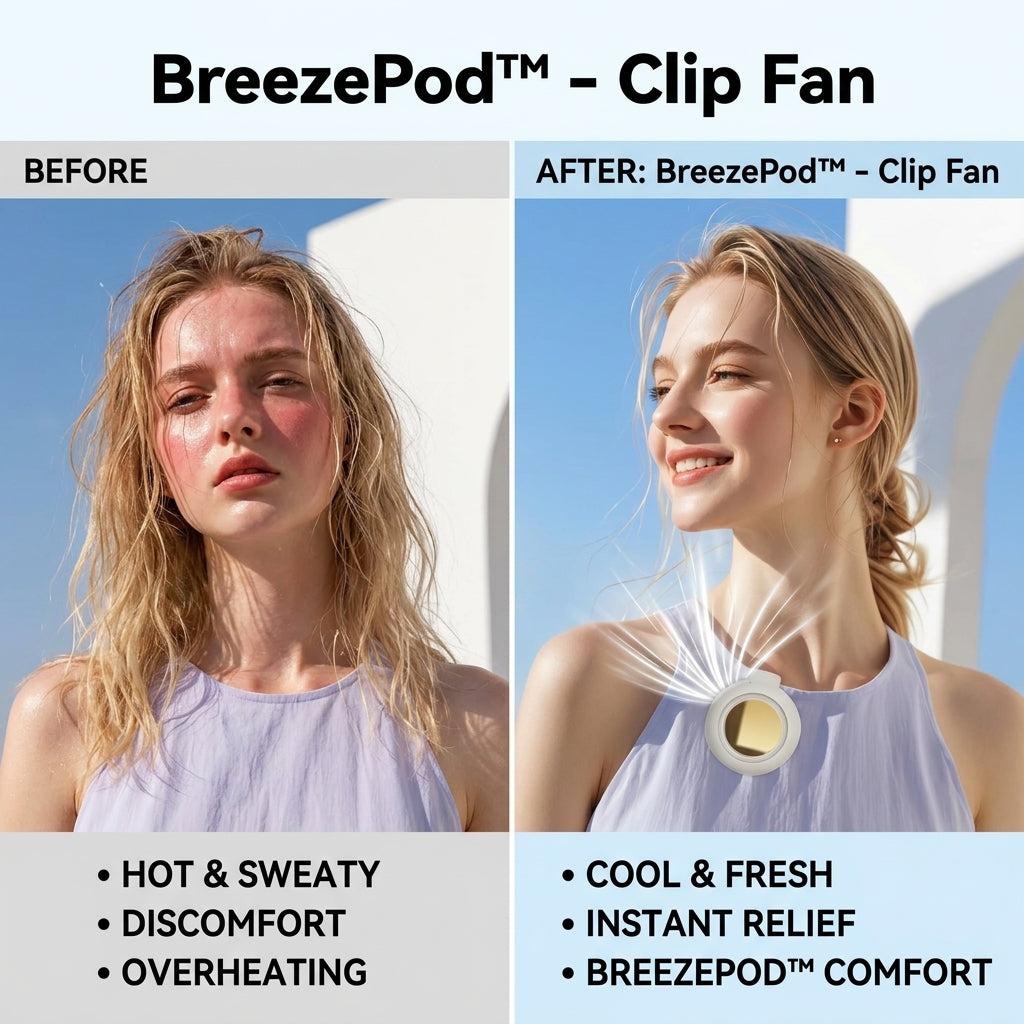 1 + 1 FREE TODAY | BreezePod™ - Clip Fan