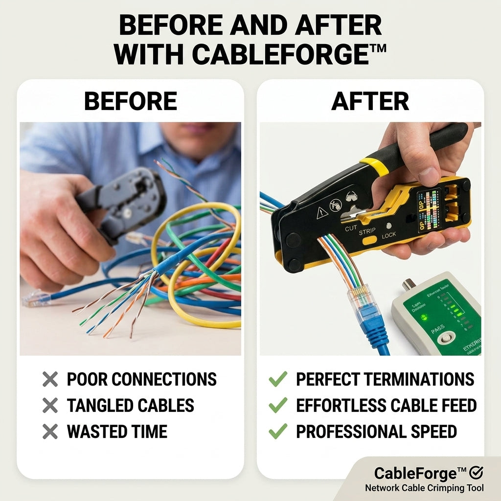 50% OFF TODAY | CableForge™ - Network Cable Crimping Tool