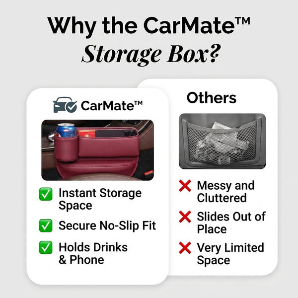 50% OFF TODAY  CarMate™ - Car Seat Gap Storage Box