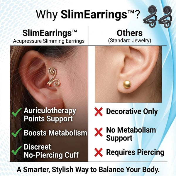 50% OFF TODAY  SlimEarrings™ - Acupressure Slimming Earrings