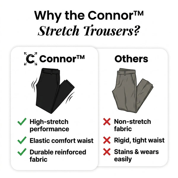 50% OFF TODAY  Connor™ - Stretch Trousers