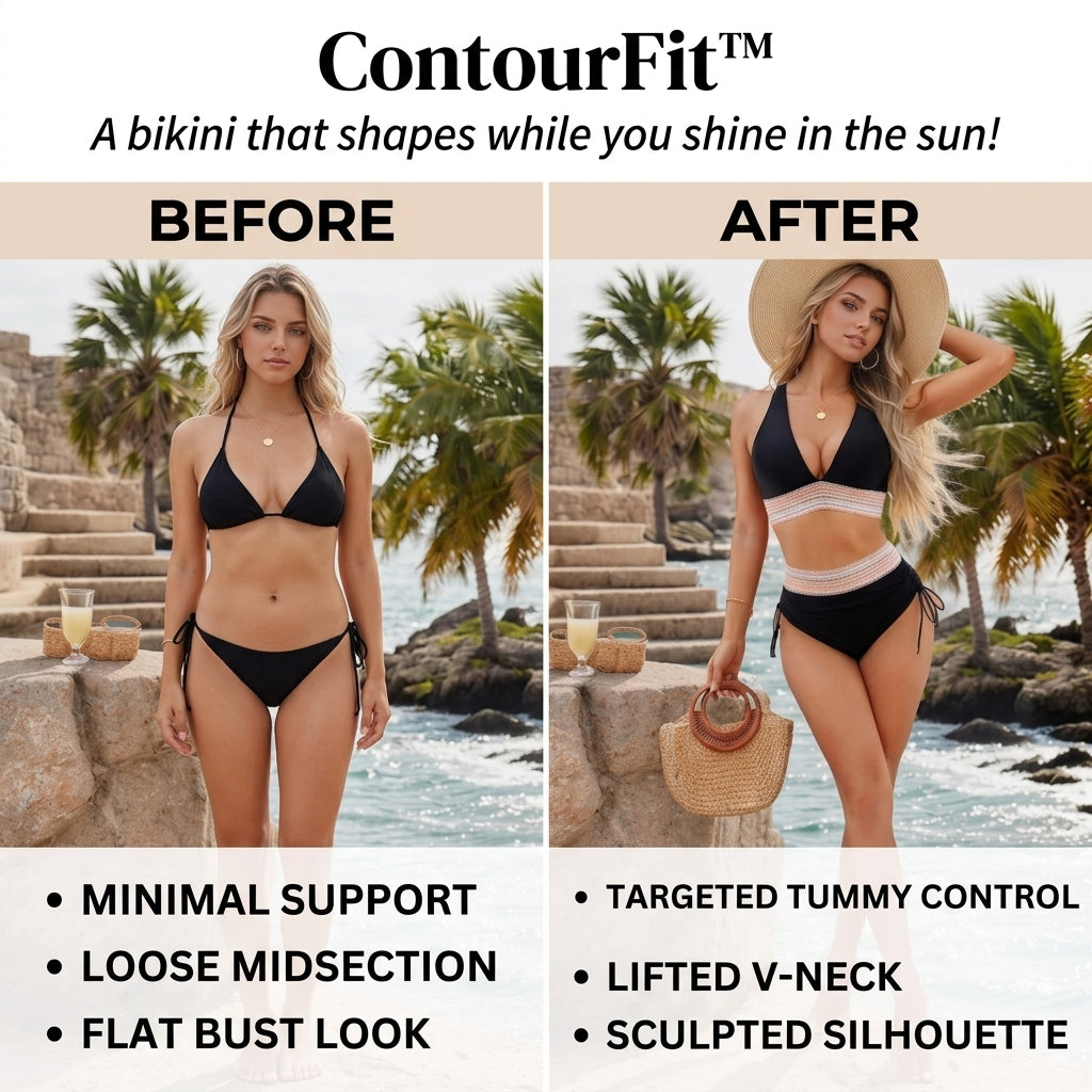 50% OFF TODAY | ContourFit™ - A bikini that shapes while you shine in the sun!