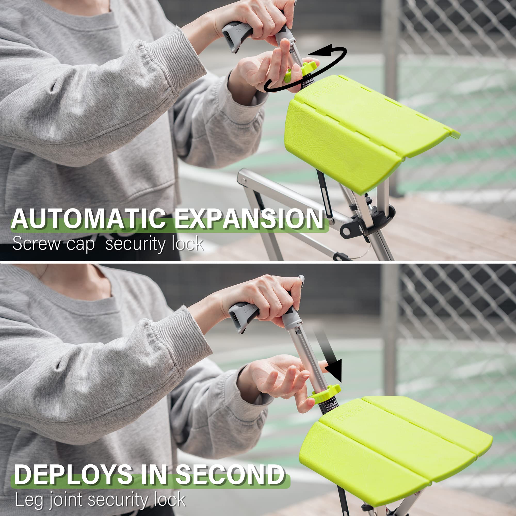 50% DISCOUNT TODAY | CrutchSeat™ | No seat in sight? Now there is!