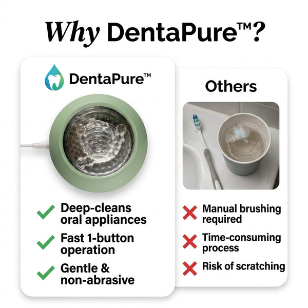 50% OFF TODAY  DentaPure™ - Oral Appliance Cleaner
