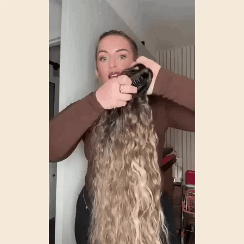 50% OFF TODAY | ClipCurls™ - Curly Hair Extensions with Ponytail