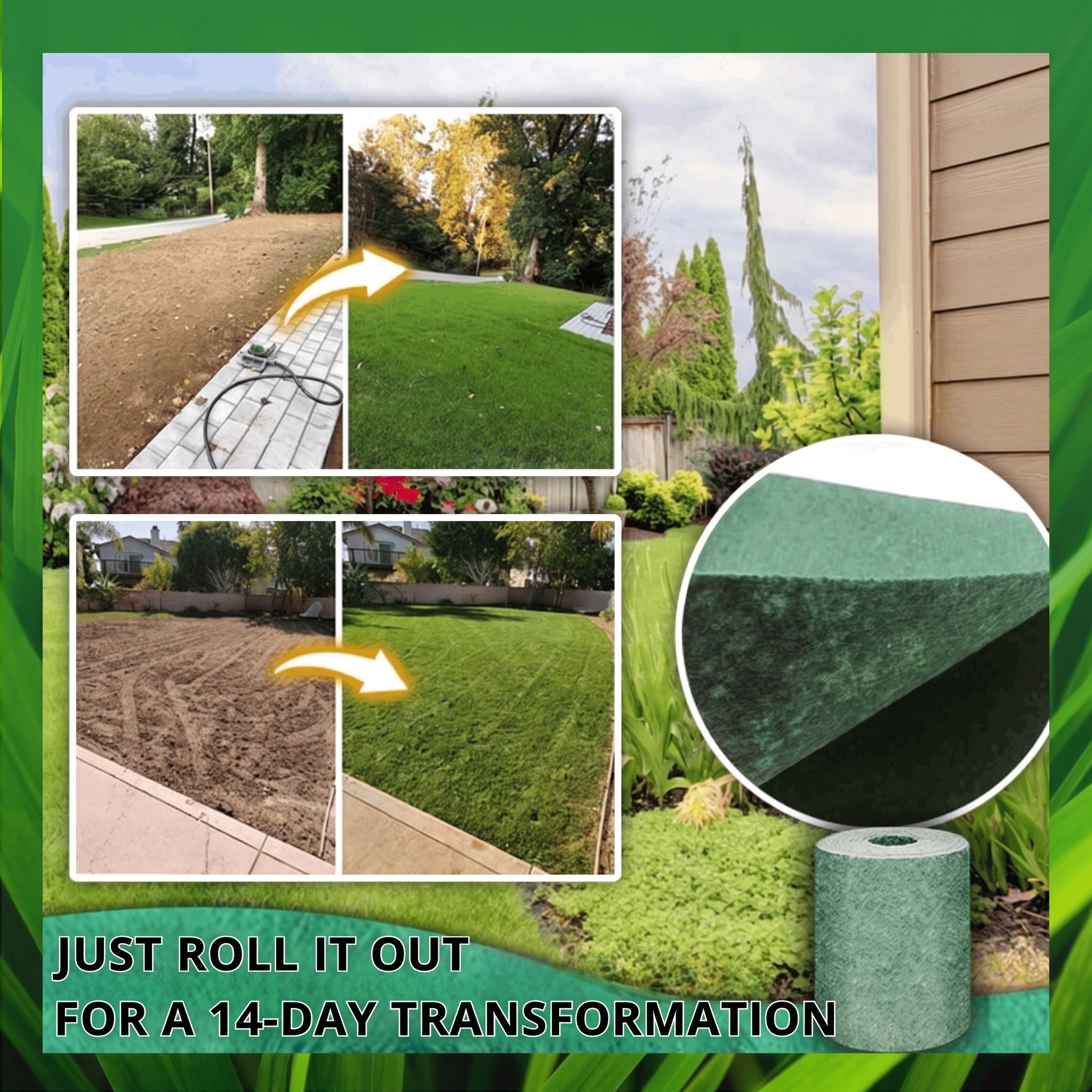 1+1 FREE TODAY | InstaGrass™ - Low-maintenance, lush and full lawn!