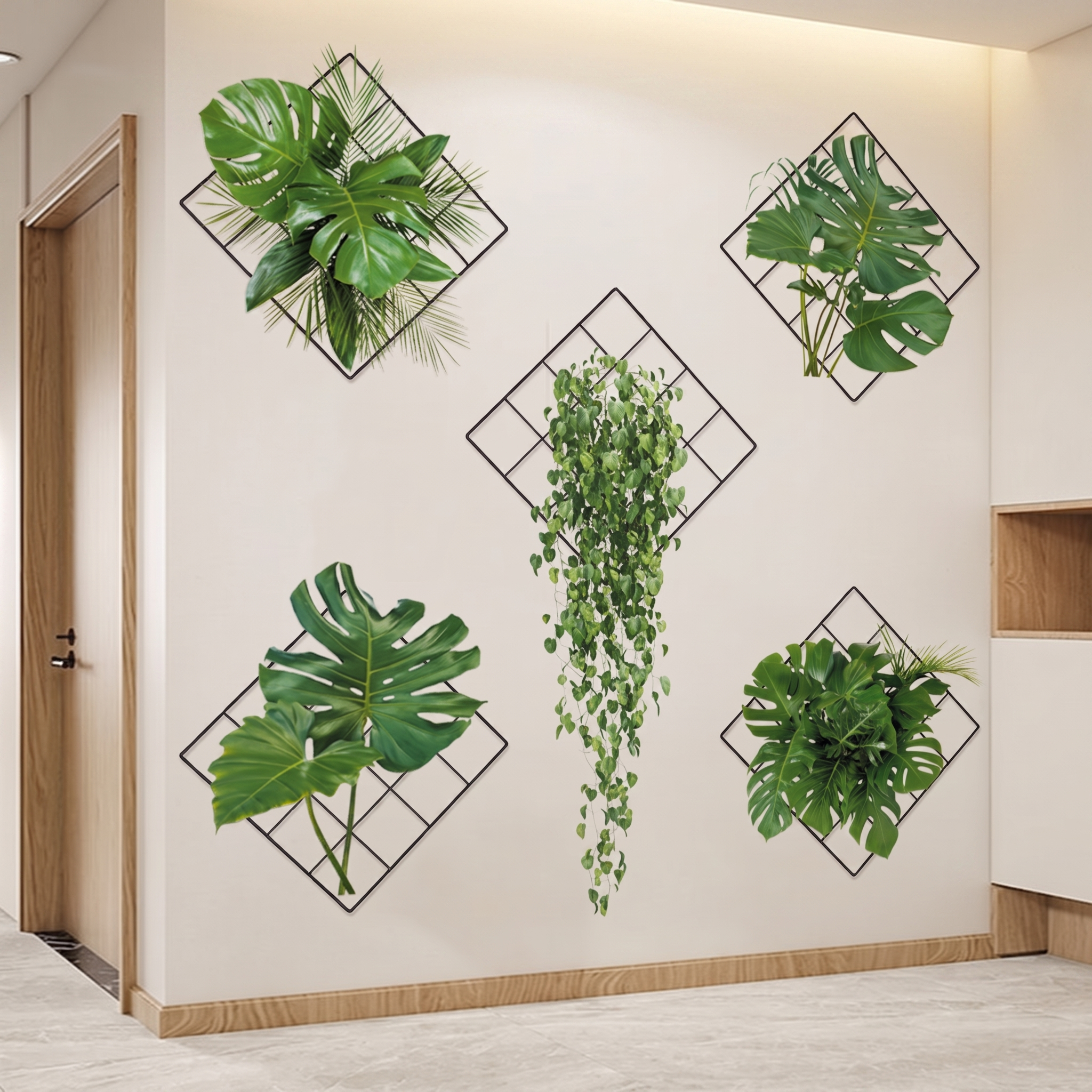 50% OFF TODAY | BotanicaLuxe™ - 3D Green Plant Wall Decal