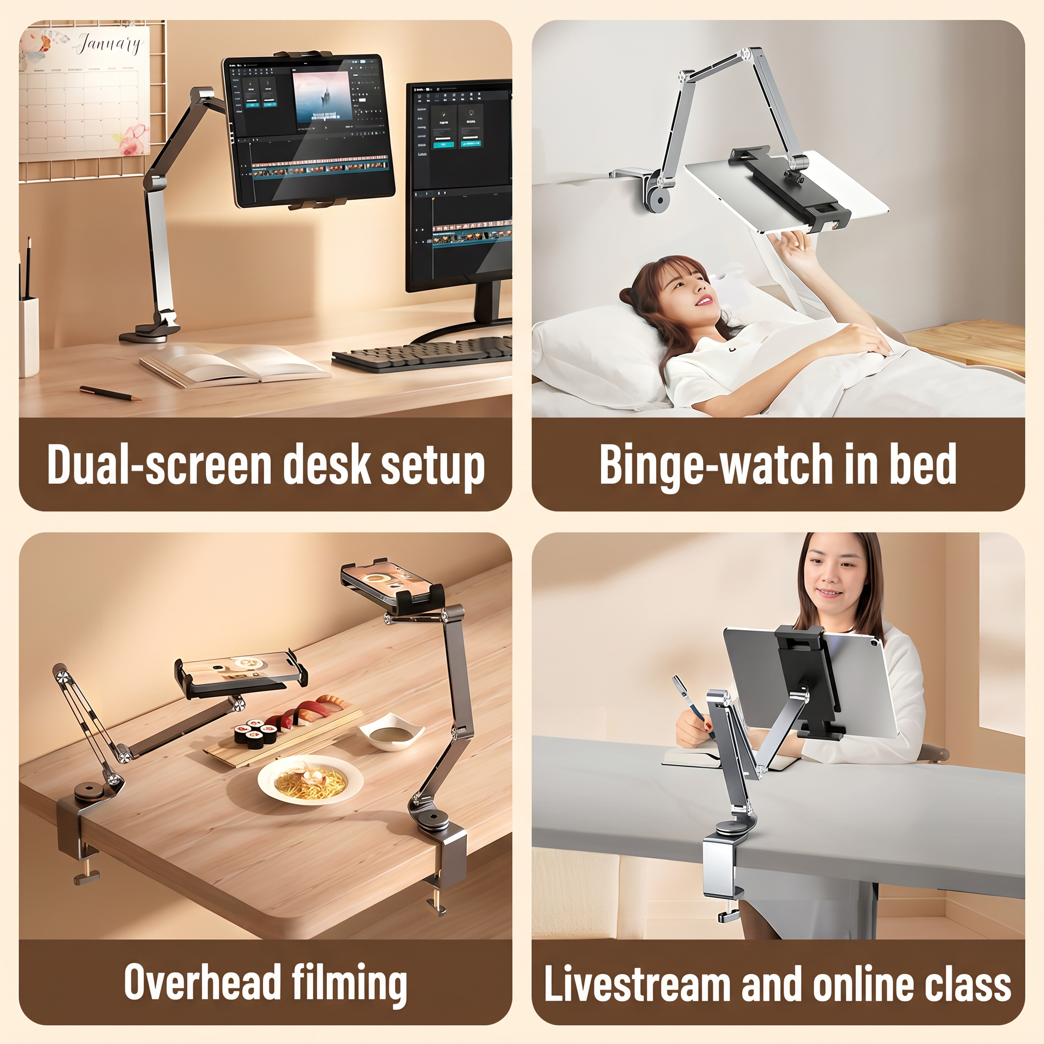 50% OFF TODAY | EliteStand™ - Sturdy Aluminum Tablet and Phone Holder