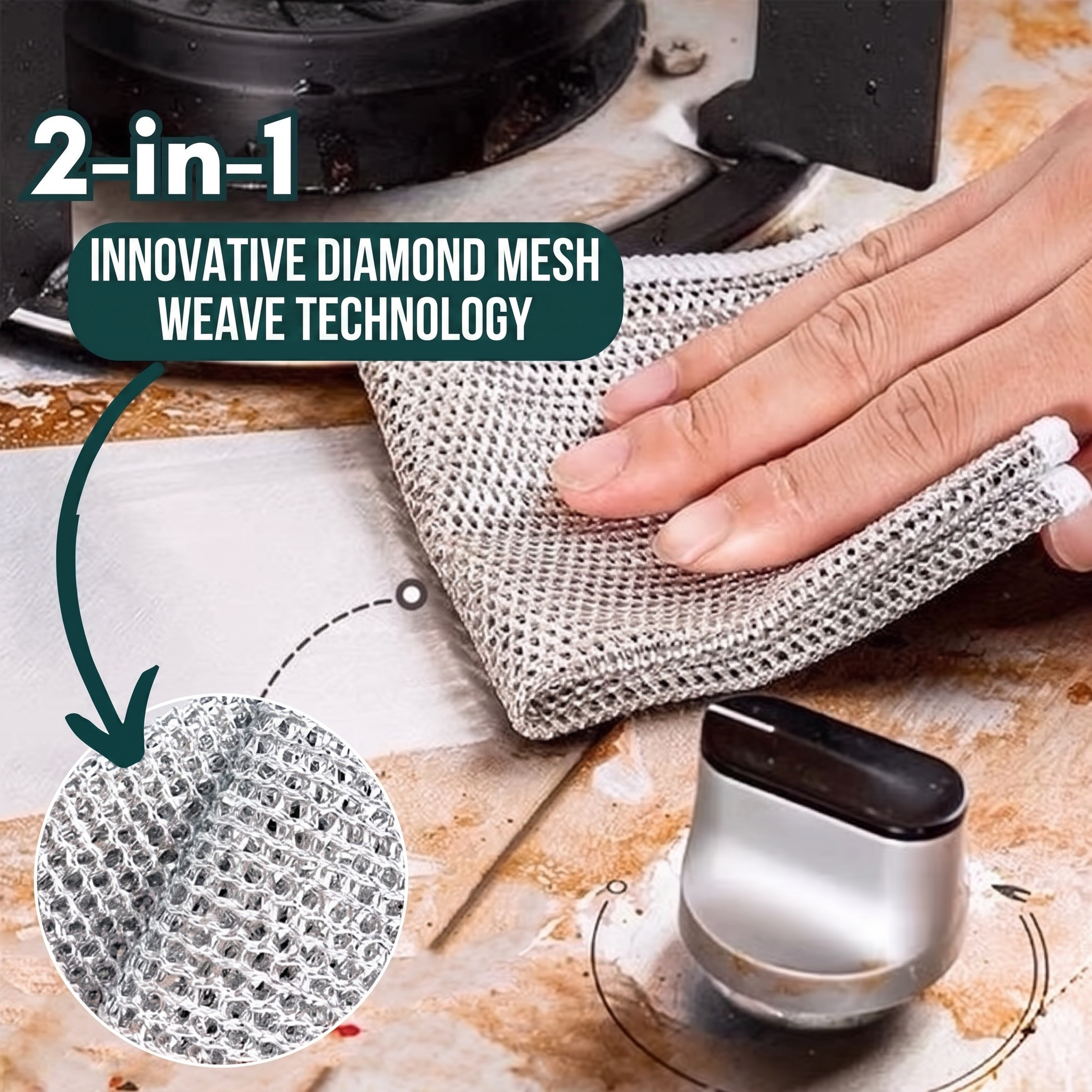 50% OFF TODAY | PowerWipe™ - 2-in-1 Magic Cleaning Cloth
