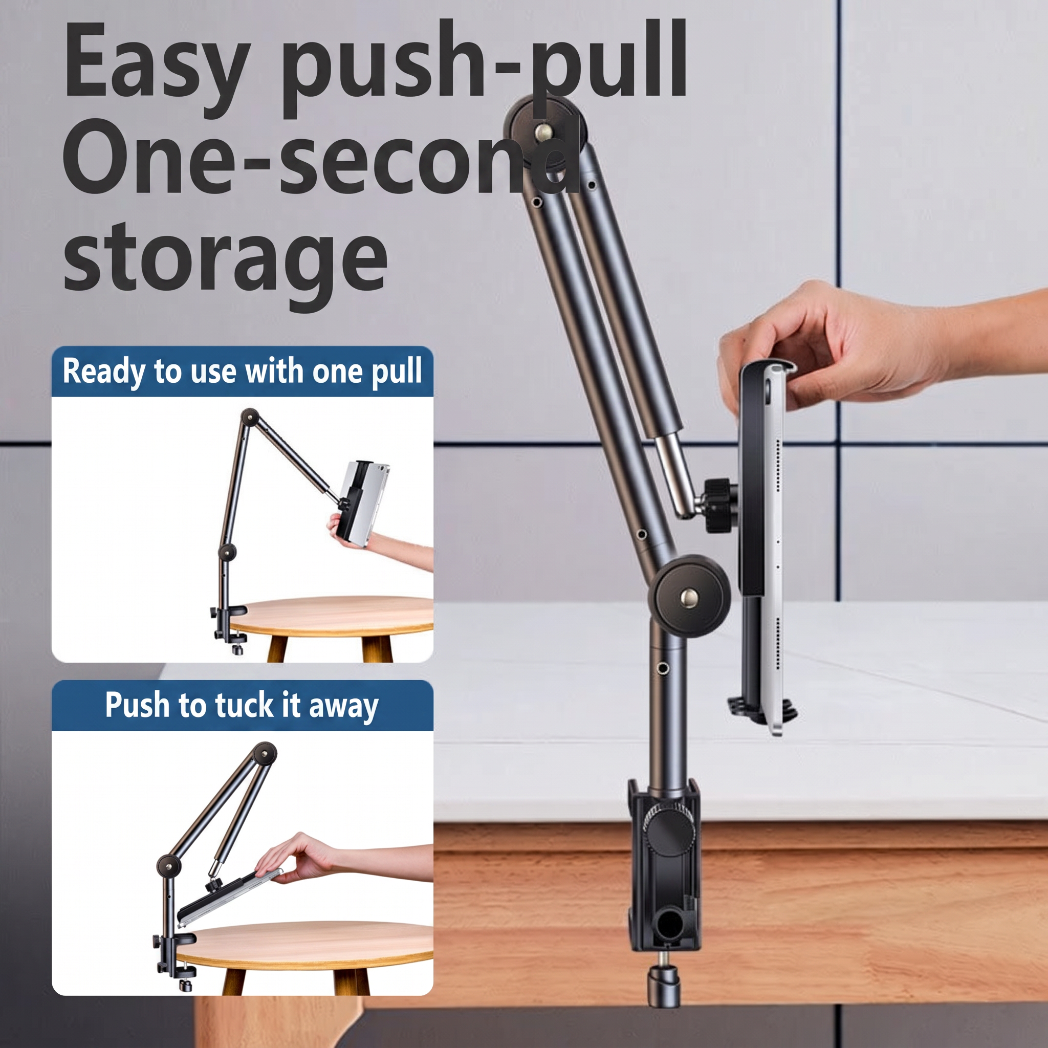 50% OFF TODAY | EliteStand™ - Sturdy Aluminum Tablet and Phone Holder