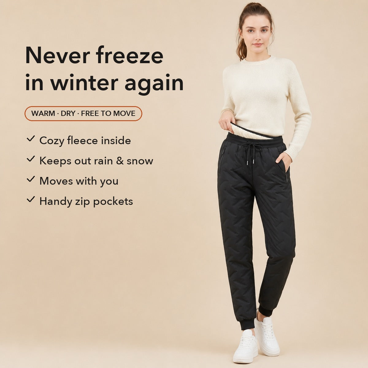 50% OFF TODAY | ThermaJog™ - Fleece-Lined Pants