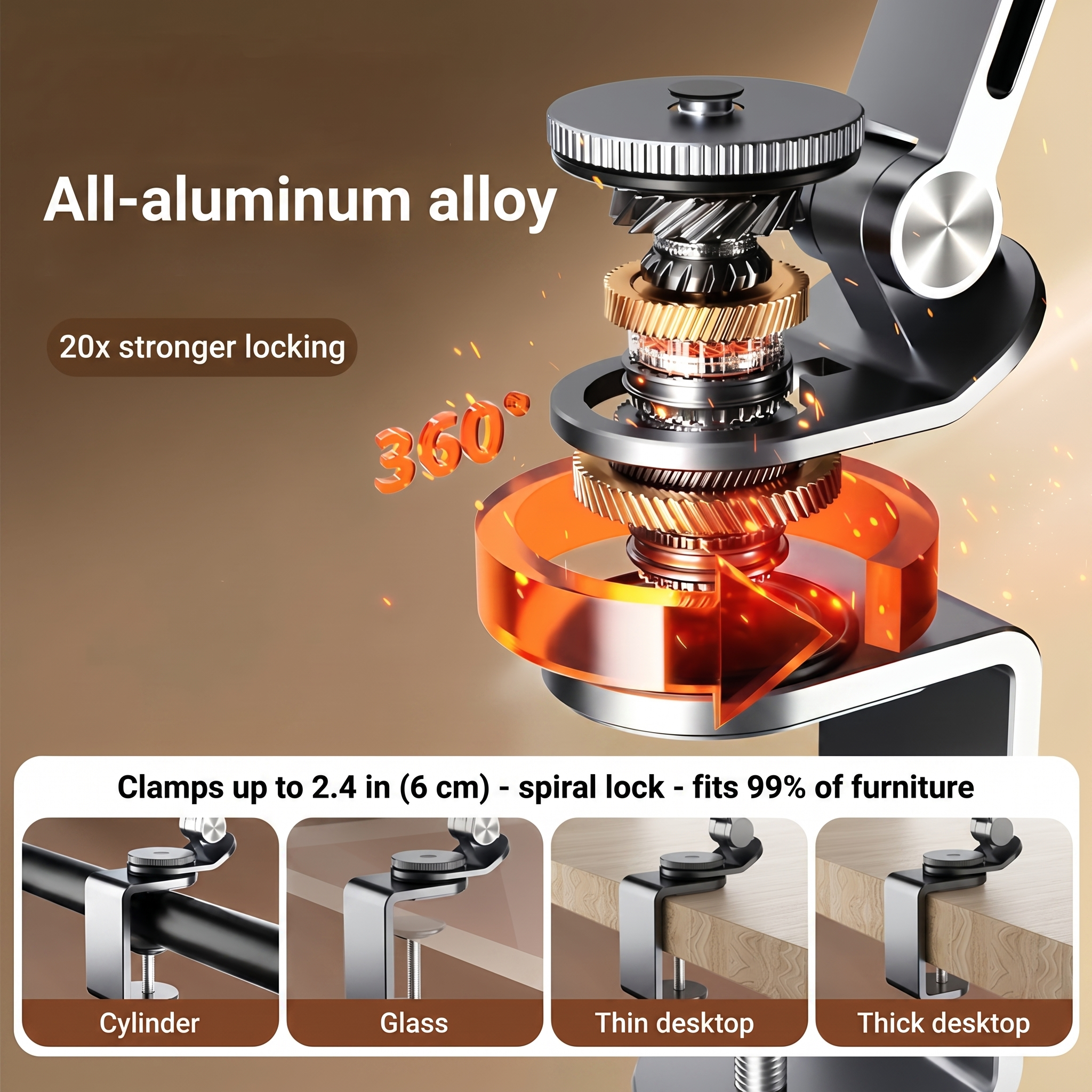 50% OFF TODAY | EliteStand™ - Sturdy Aluminum Tablet and Phone Holder