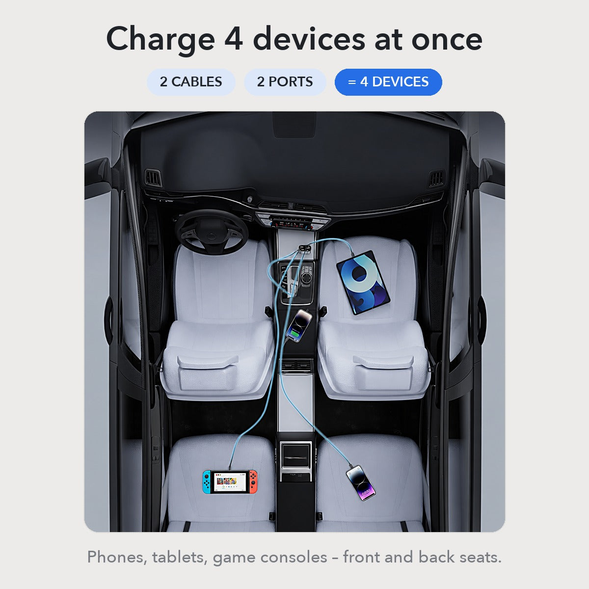 50% OFF TODAY | MultiZap™ - 4-in-1 Car Charger