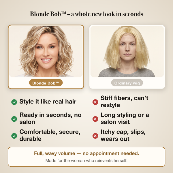 50% OFF TODAY  Blonde Bob™ - Short Curly Wig