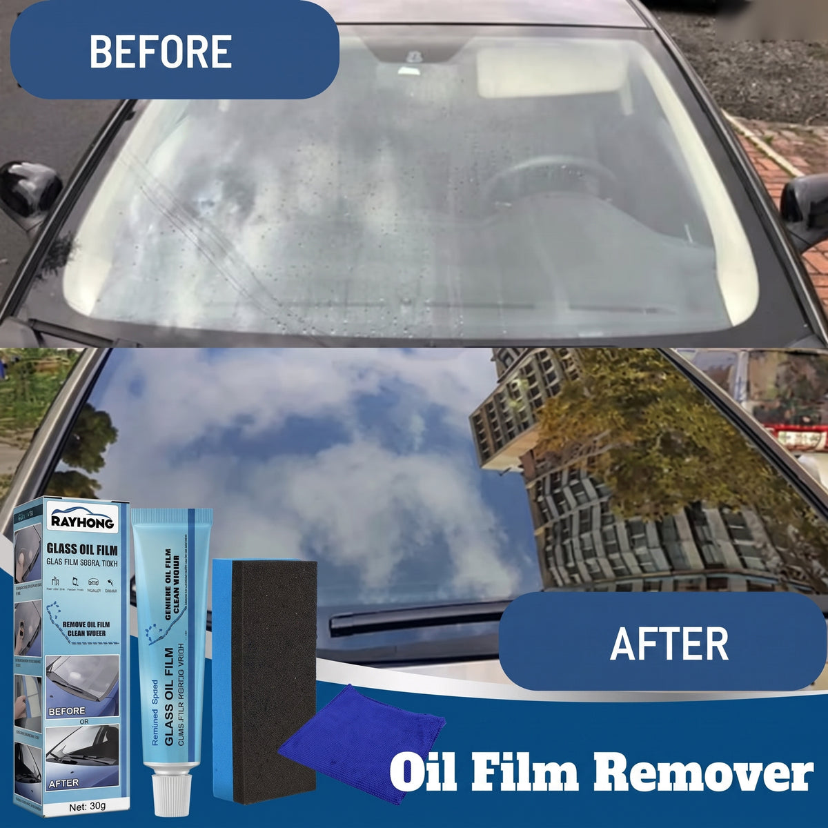 1+1 FREE TODAY | ClearView™ - Glass Oil Film Remover