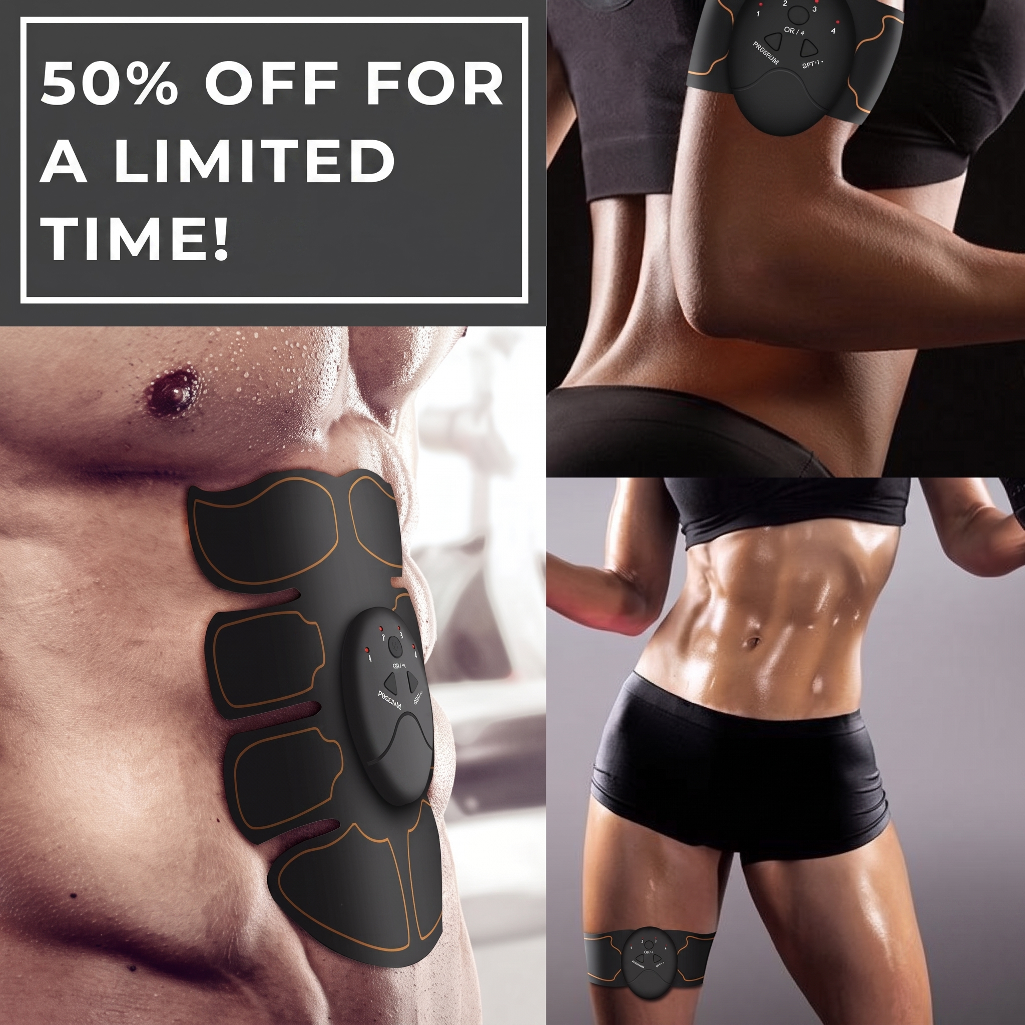 50% OFF TODAY | AbSculptor™ - EMS Muscle Pads