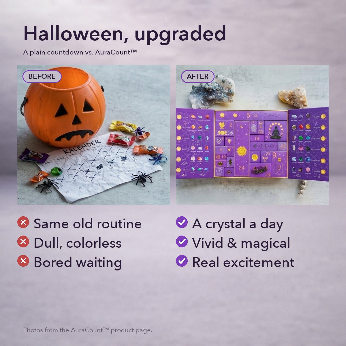 1+1 FREE TODAY | AuraCount™ - Crystal Countdown Box