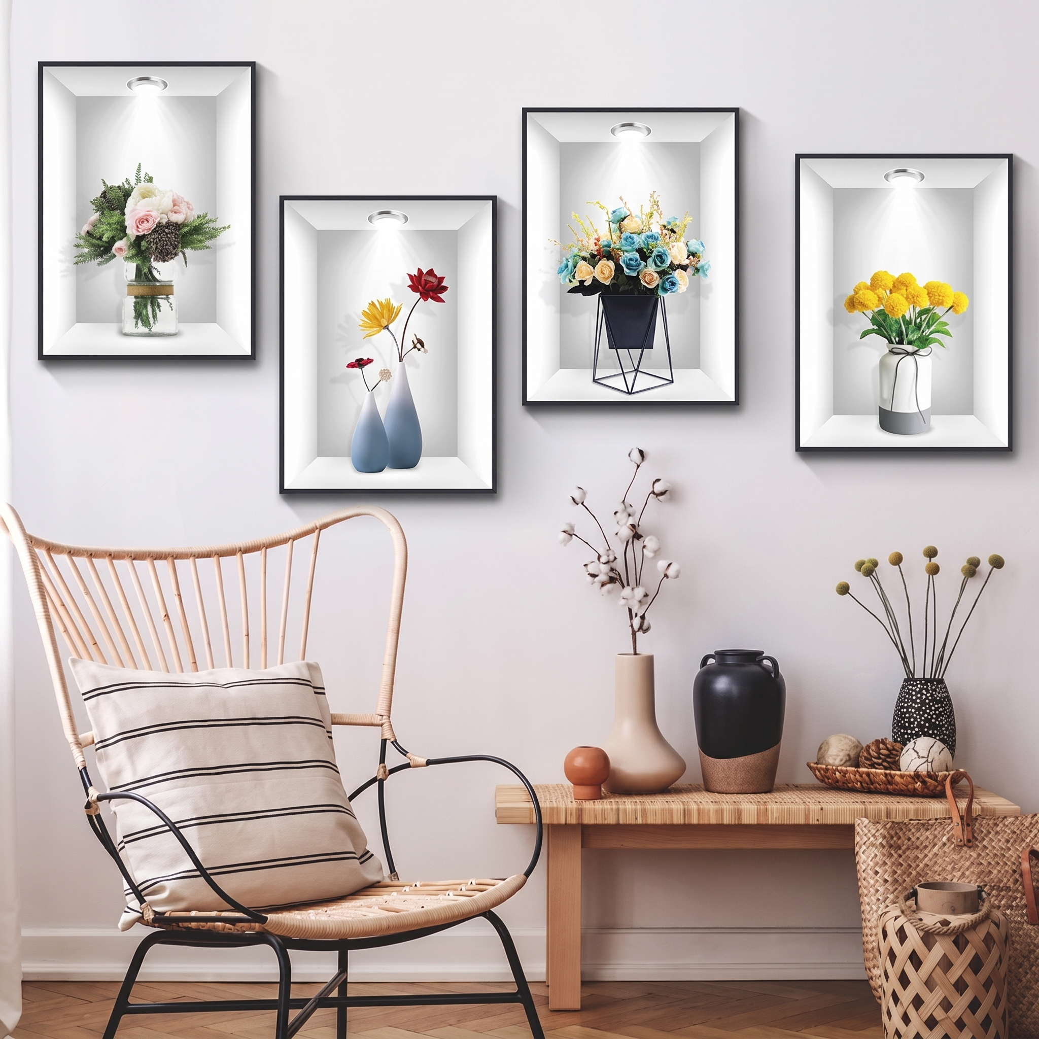 50% OFF TODAY | BotanicaLuxe™ - 3D Green Plant Wall Decal
