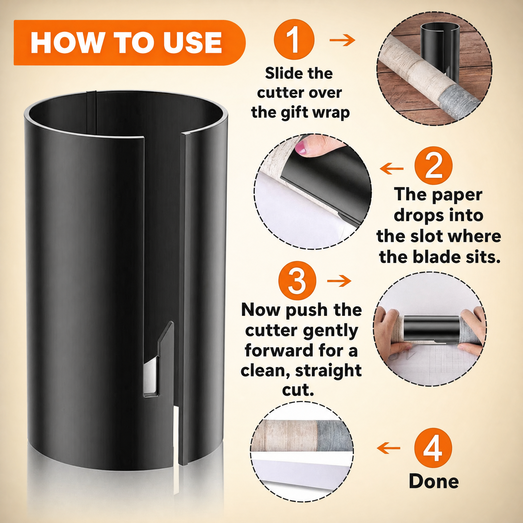 50% OFF TODAY | EasyCutter™ - Wrapping Paper Cutter