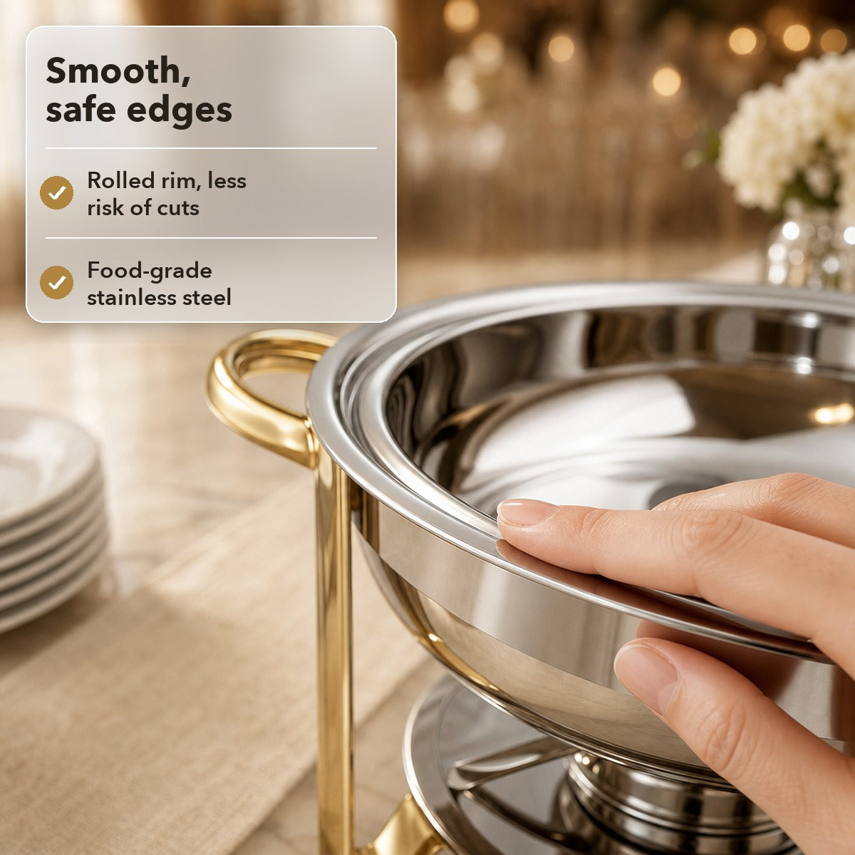 50% OFF TODAY | HeatServe™ - 4.5 L Buffet Chafing Dish