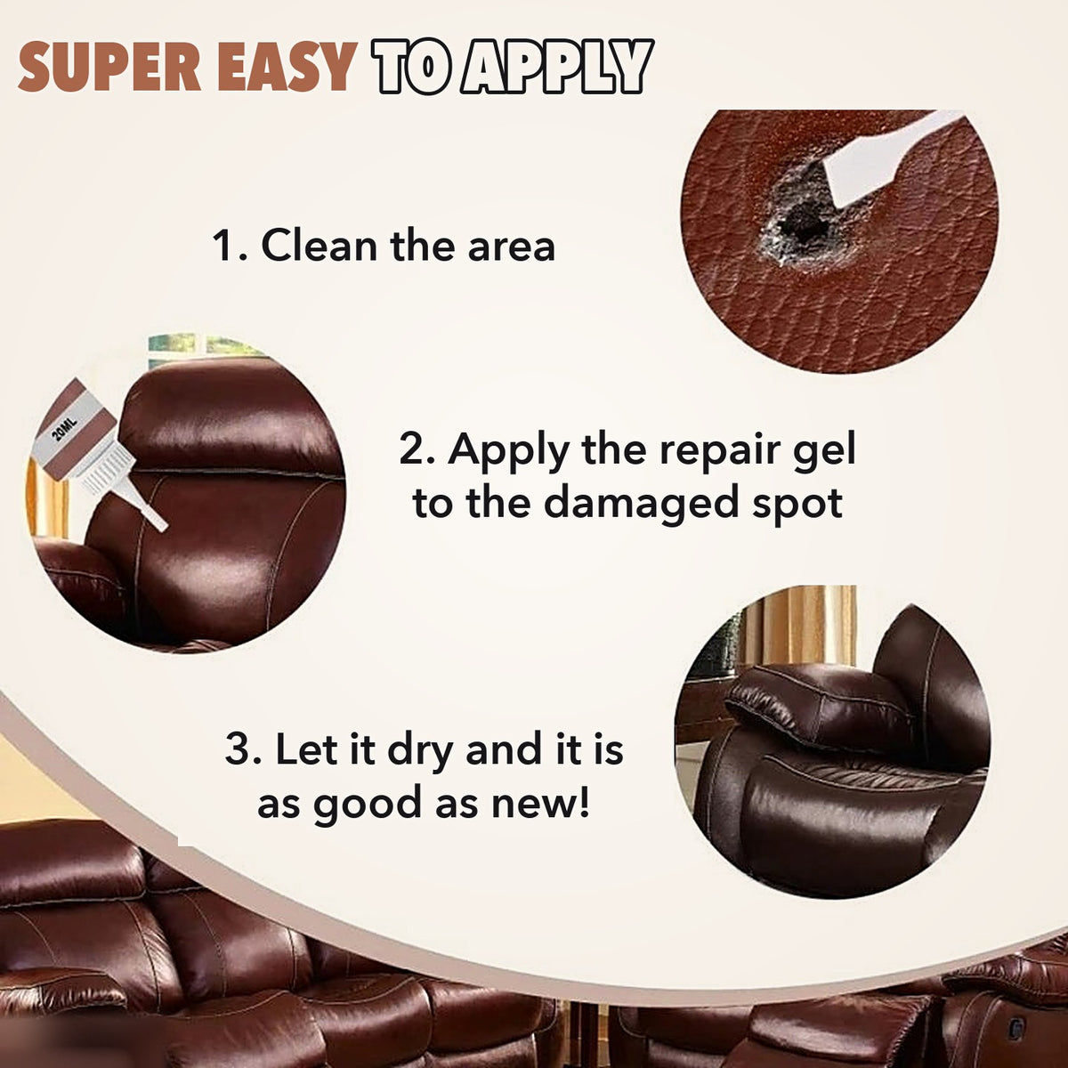 50% OFF TODAY | MagicGel™ - Instantly repairs damaged leather!