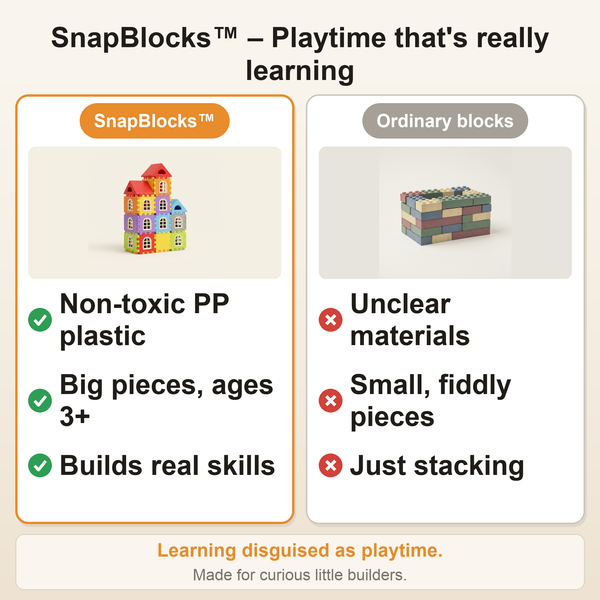 50% OFF TODAY  SnapBlocks™ - Foster your child