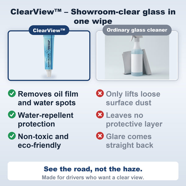 1+1 FREE TODAY  ClearView™ - Glass Oil Film Remover