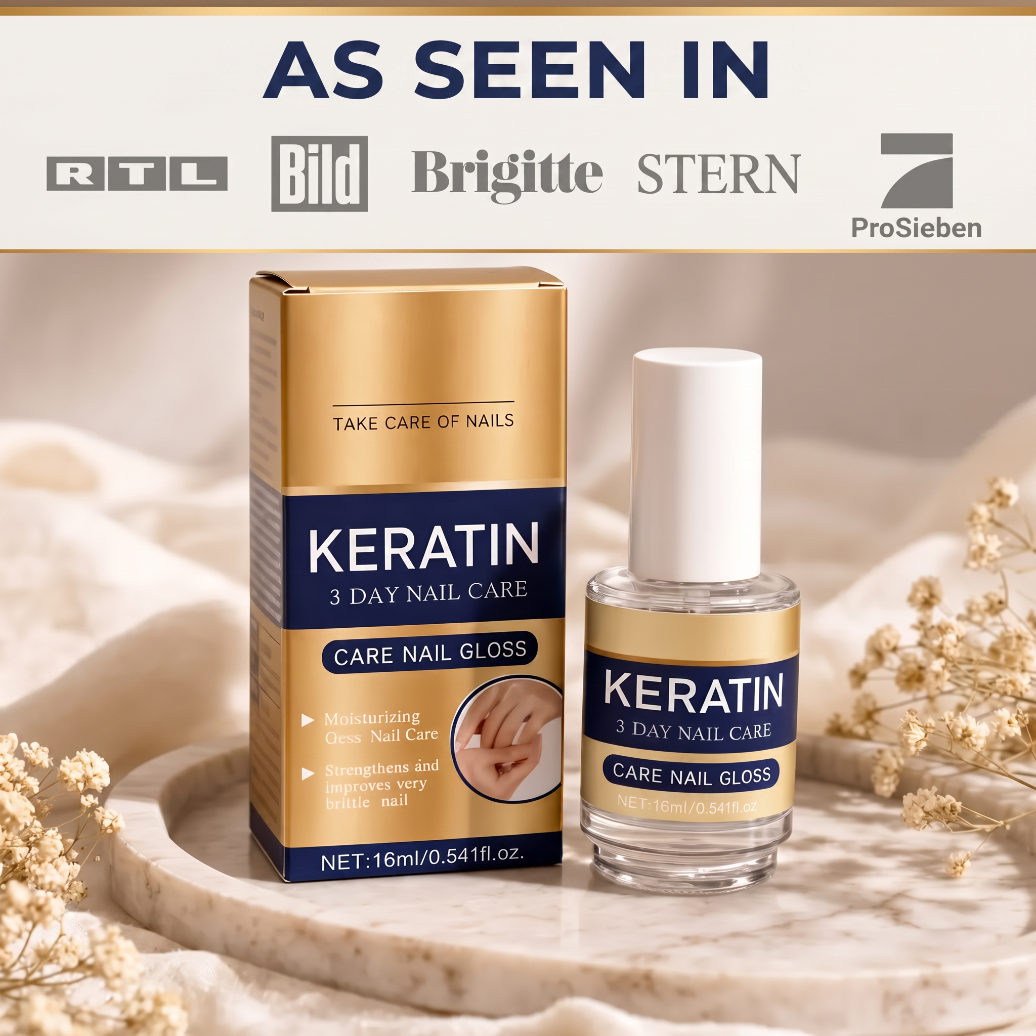 1+2 FREE TODAY | VitaNails™ - Keratin Serum for brittle fingernails and toenails