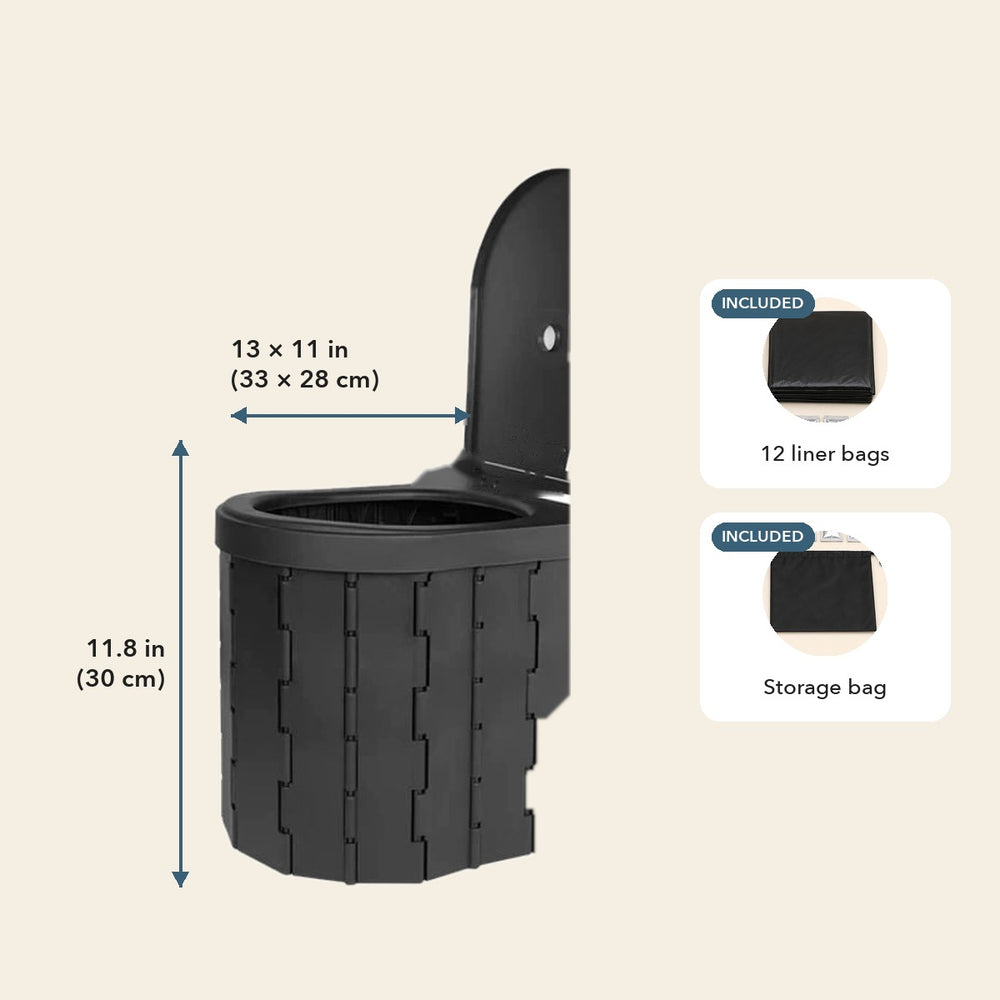 50% OFF TODAY | QuickPotty™ - Portable Foldable Outdoor Toilet