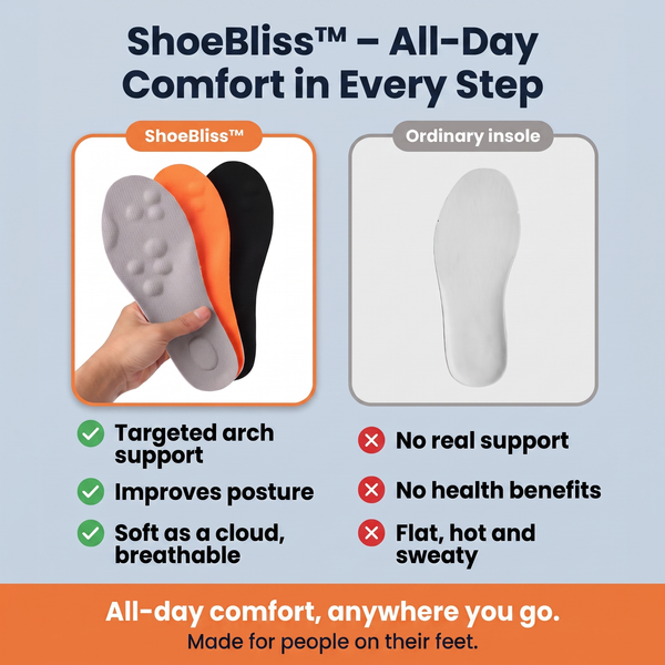 1+1 FREE TODAY  ShoeBliss™ - All-Day Foot Comfort, Anywhere!